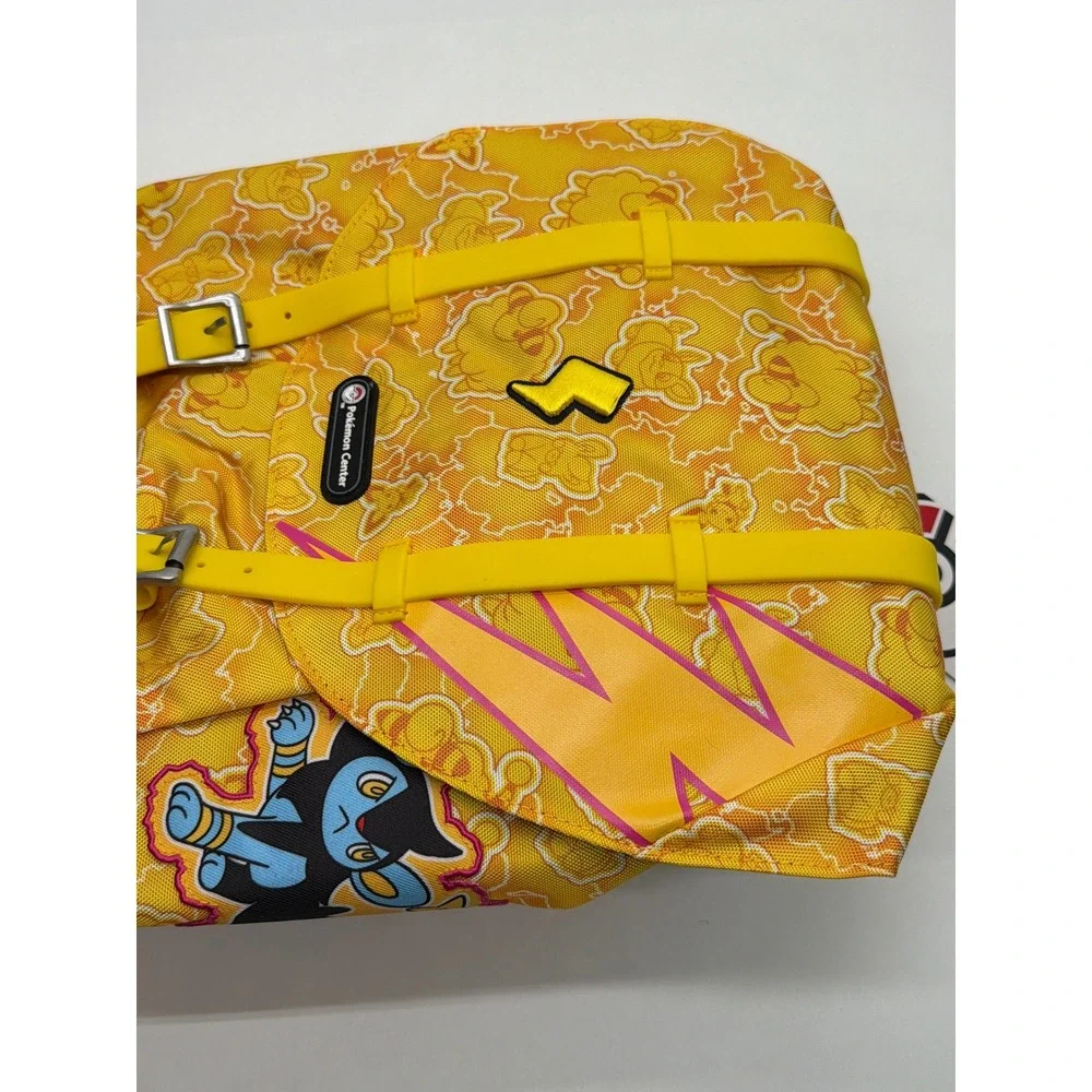 Pokemon Center Electric Type Pikachu Luxray Bellibolt Yellow Rucksack Backpack